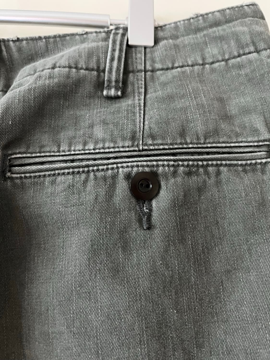 카키스 크래프트 코튼 팬츠 그레이 S 상품이미지3