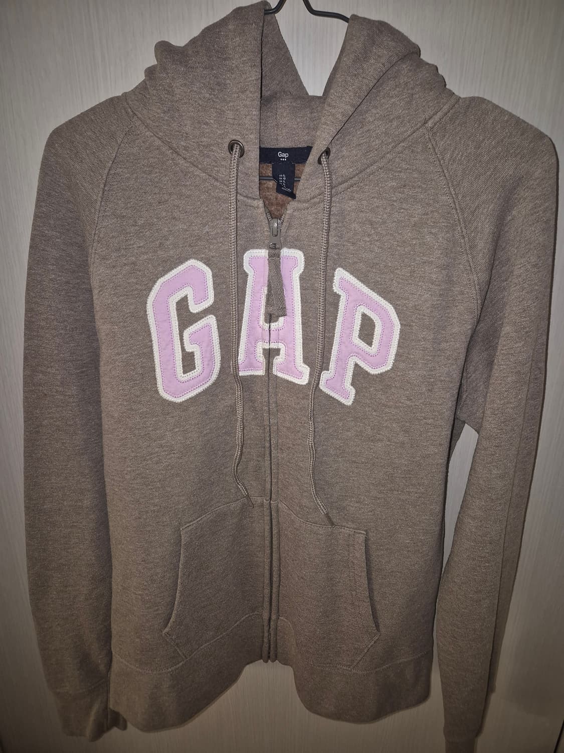 [느좋대장] 갭 후드집업 코코아 라벤더 L 상품이미지3