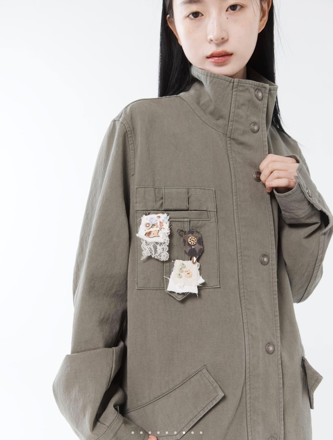 [colocynth] SANDY JACKET KHAKI 상품이미지1