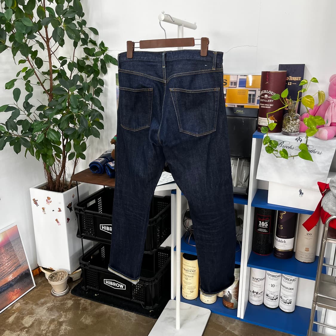 빔즈플러스 셀비지 데님팬츠 M 상품이미지5