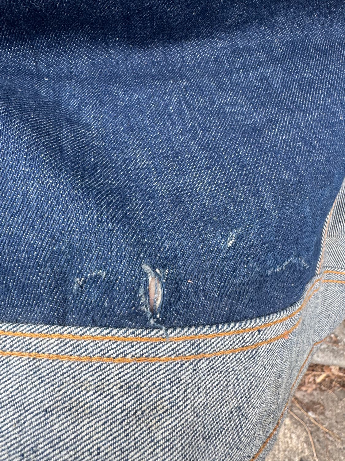 Rare!! 70s lee 빈티지 리버시블 팔콘지퍼 웨스턴 데님 자켓l 상품이미지8