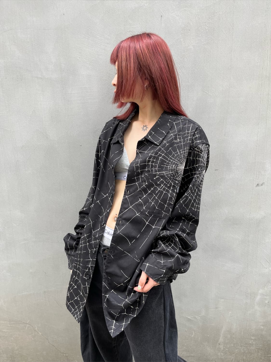 슈프림 거미줄 패턴 셔츠 상품이미지5