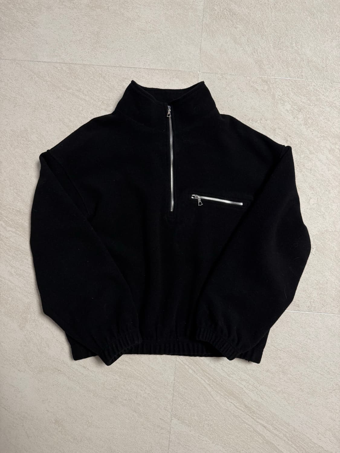 rier 폴라 플리스 블랙 s 상품이미지1