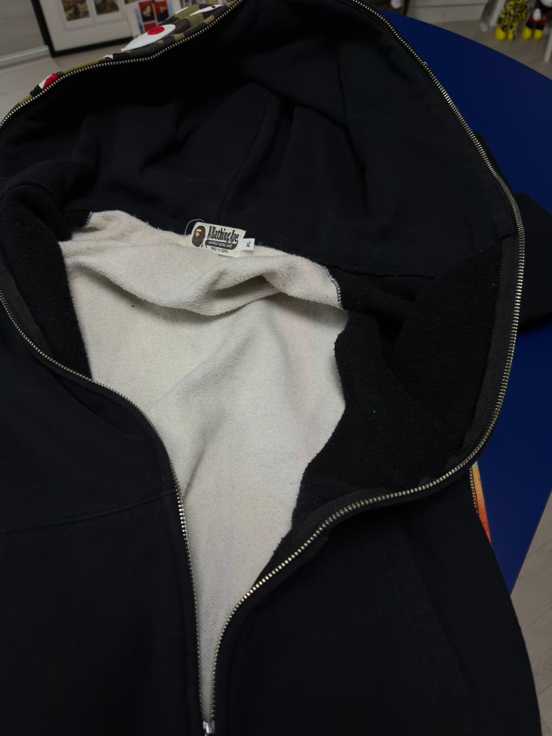 베이프 후드집업 XL 상품이미지5