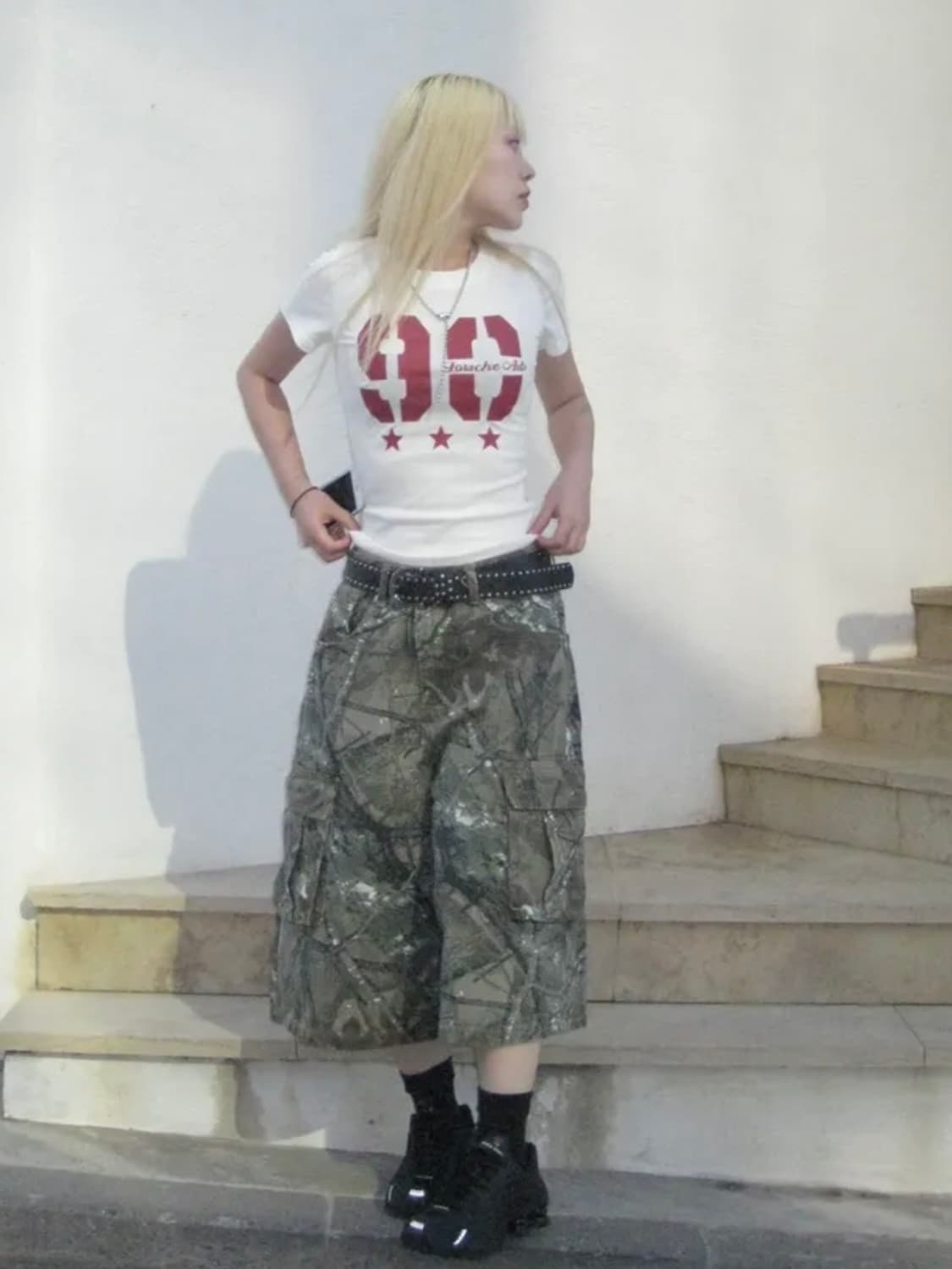 Noncolmansion 리얼트리 버뮤다팬츠 상품이미지3