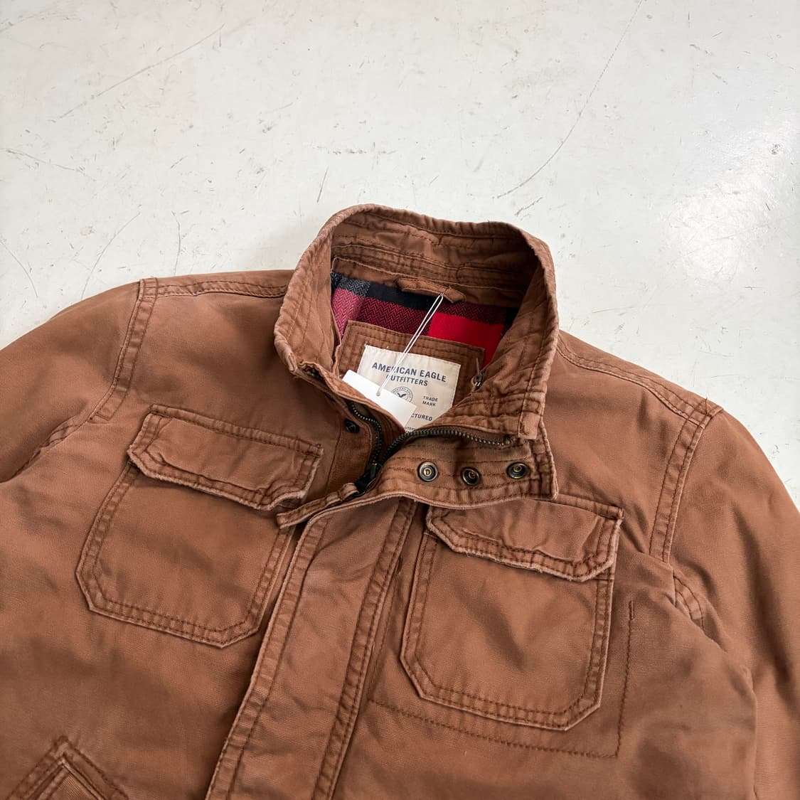 아메리칸 이글 빈티지 코튼 캔버스 필드 자켓 S 상품이미지4