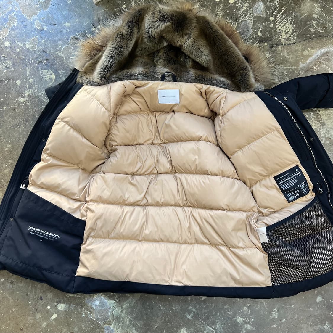 S) 라이풀 덕다운 패딩점퍼 봄버 오리털 패딩점퍼 상품이미지4