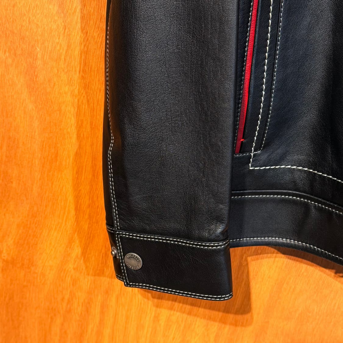이탈리안 램스킨 카페레이서 자켓 XL 양가죽 상품이미지3