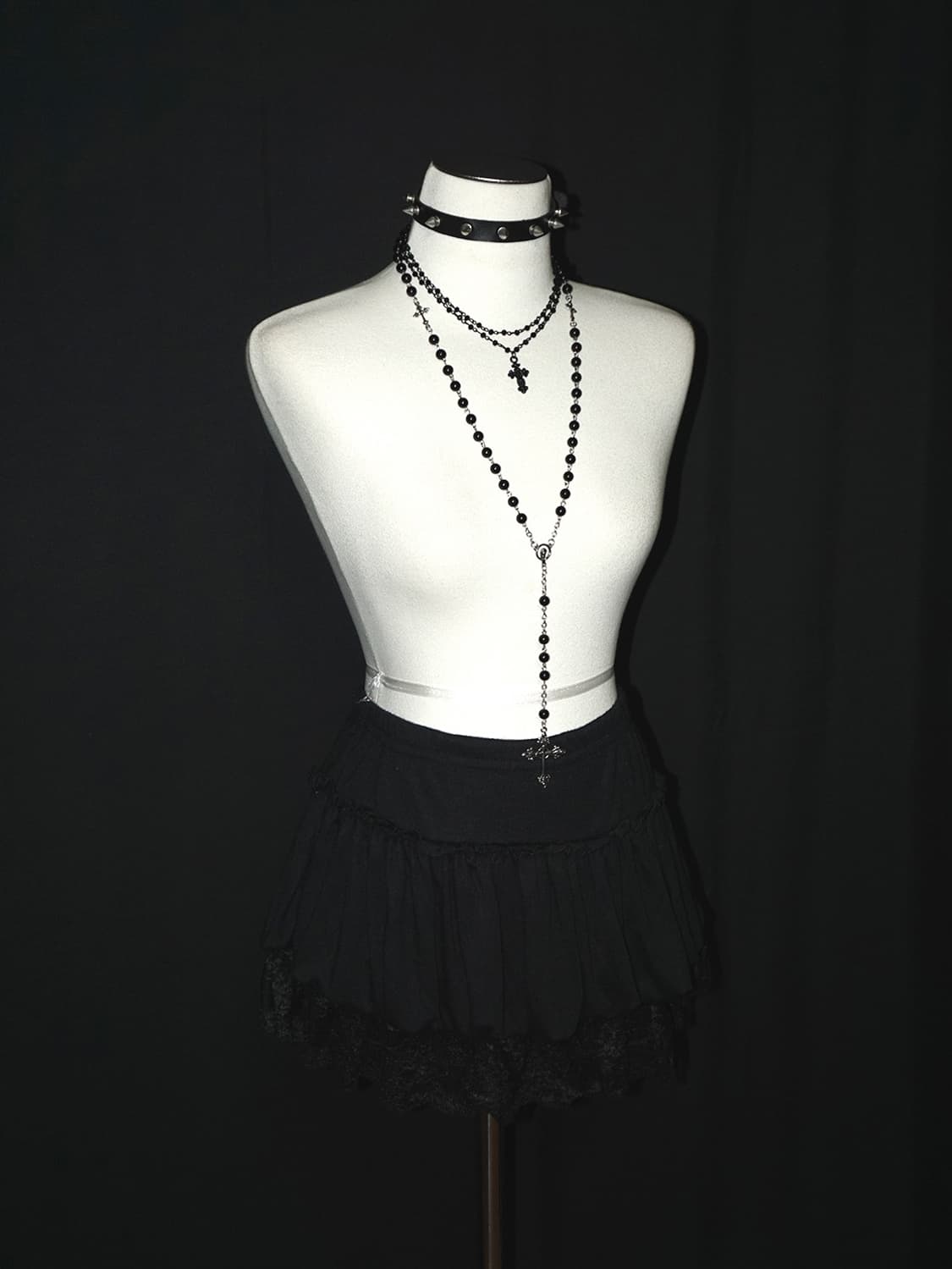 (ji.maxx) gothic lace pumpkin skirt 상품이미지2