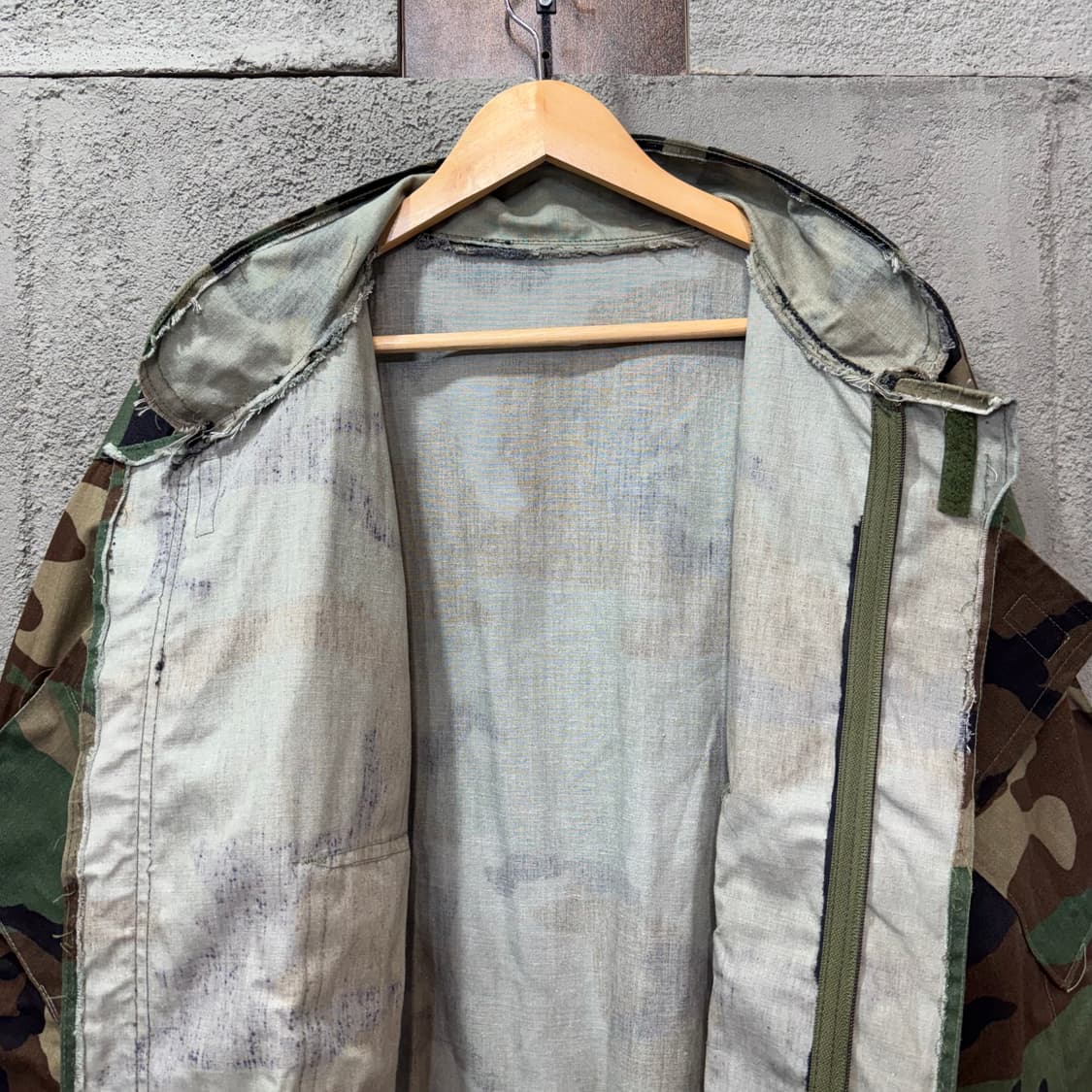 US Army 미군 캐미컬 프로텍티브 카모 자켓 (2XL)   상품이미지5