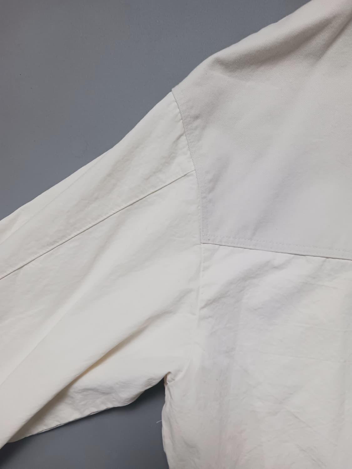 [프리] 스타일엠 투톤 셔츠형 자켓 오버핏 상품이미지7