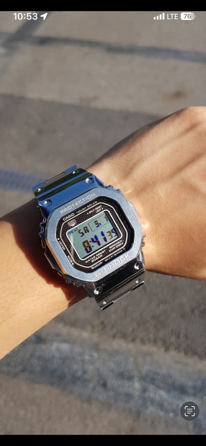 지샥 GMW-B5000 풀 메탈 실버 상품이미지1