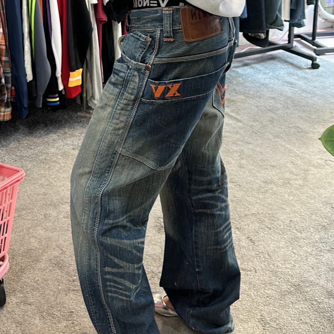 에드윈 빈티지 XV 라인 워싱 데님 팬츠(30) 상품이미지5