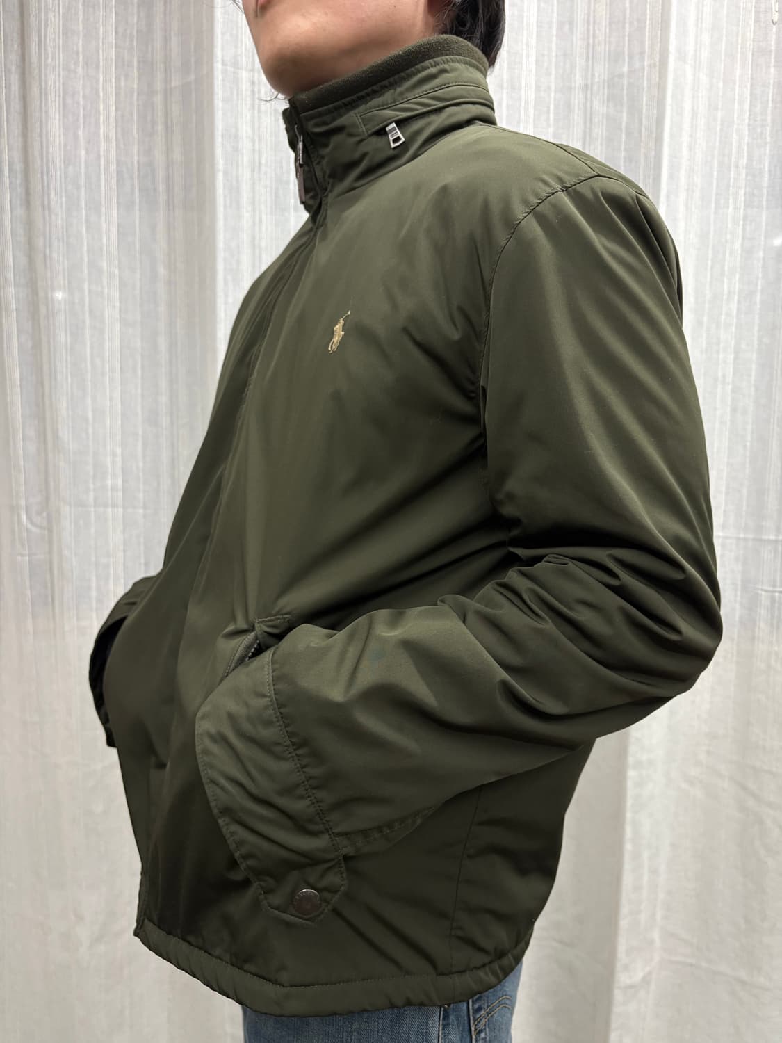 폴로 랄프로렌 카키 페리 블루종 윈드 자켓 상품이미지2