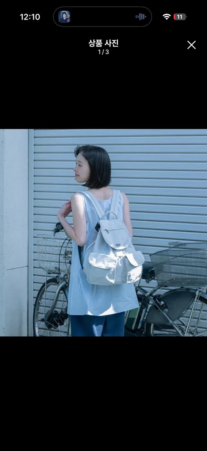 (새제품) 오헤시오 투포켓 백팩 라이트 그레이 상품이미지1