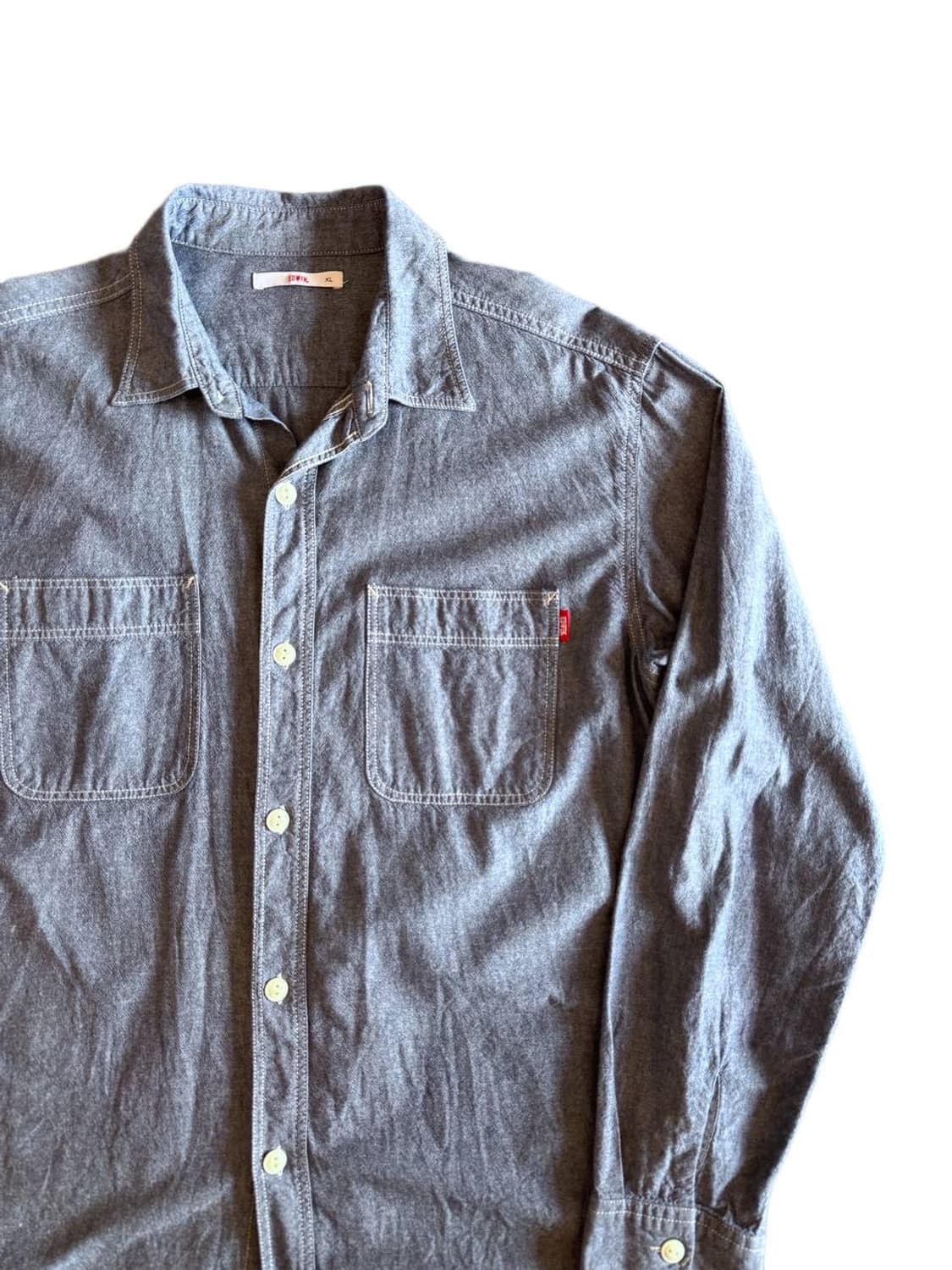 에드윈 샴브레이 셔츠 상품이미지3