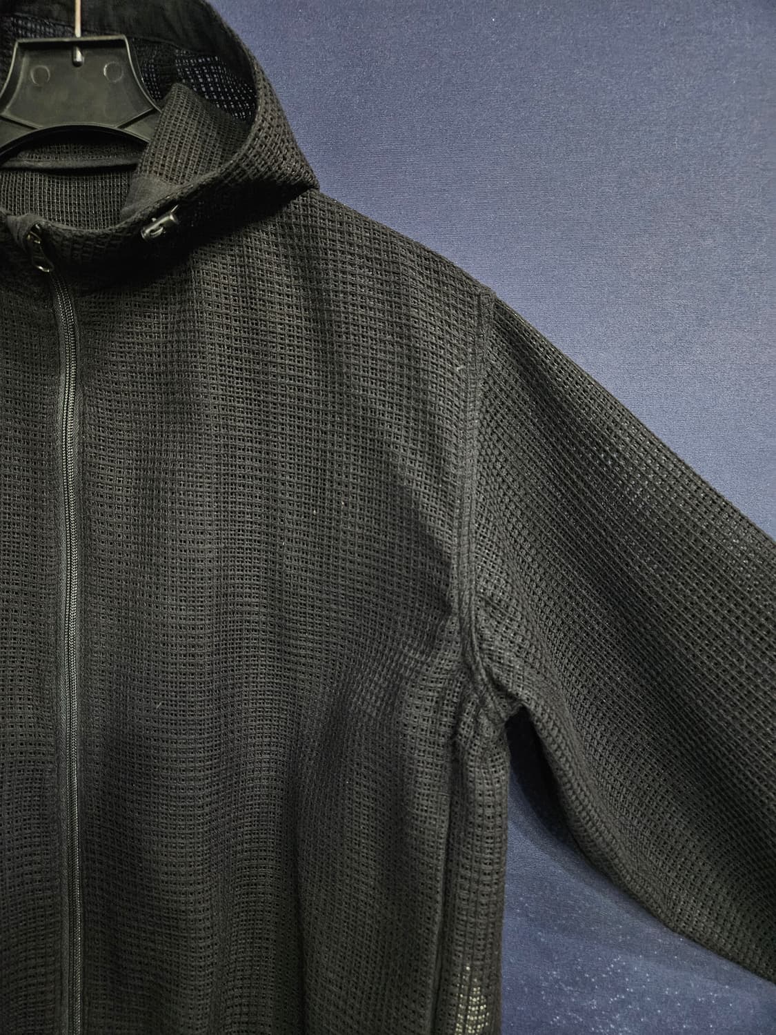 쿠어 블랙 남성 세미오버핏 95~100 망사자켓  상품이미지4