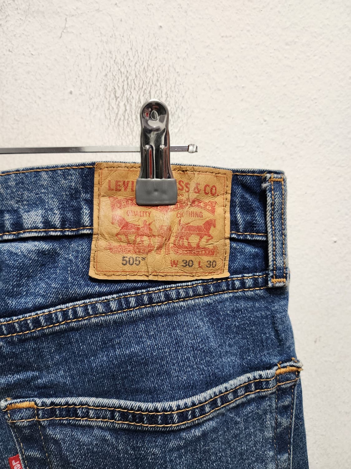 리바이스 505 와이드 데님팬츠  상품이미지3