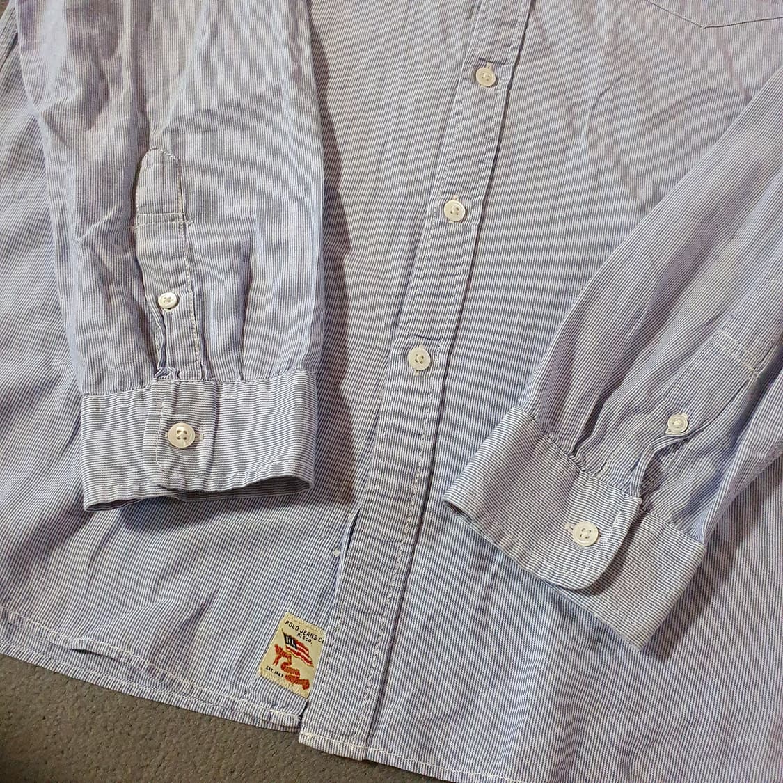 폴로 진스 스트라이프 셔츠 L 상품이미지5