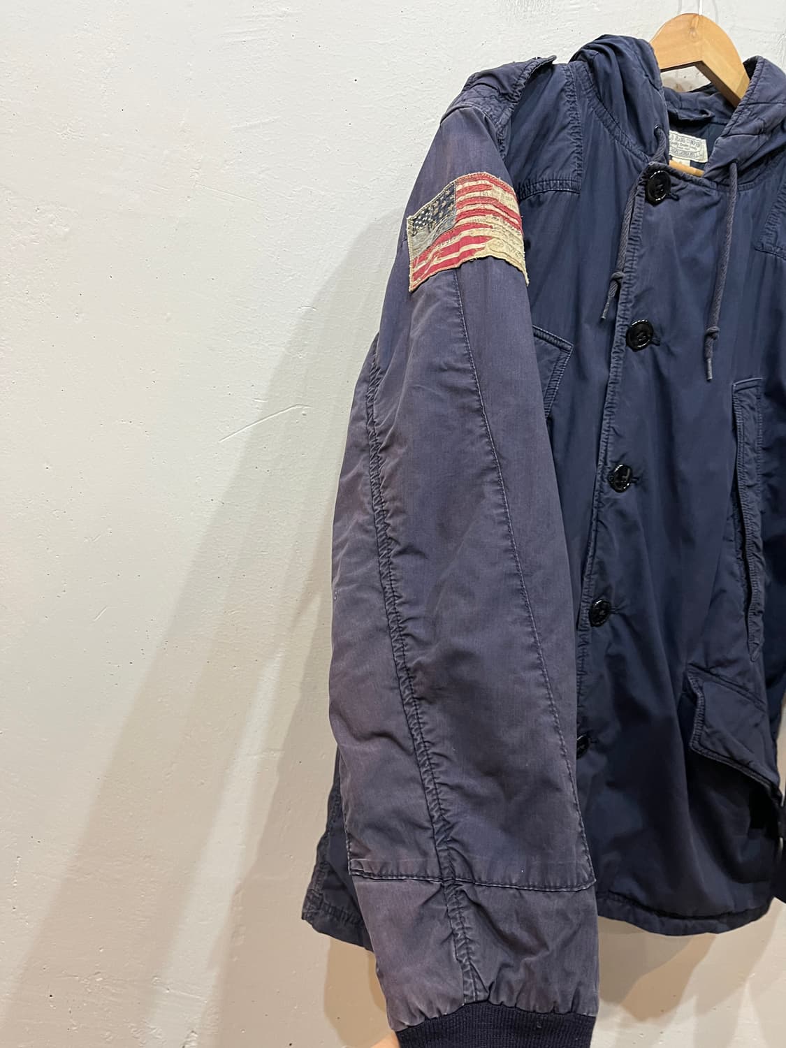 폴로진스 성조기 야상 자켓 네이비  상품이미지3