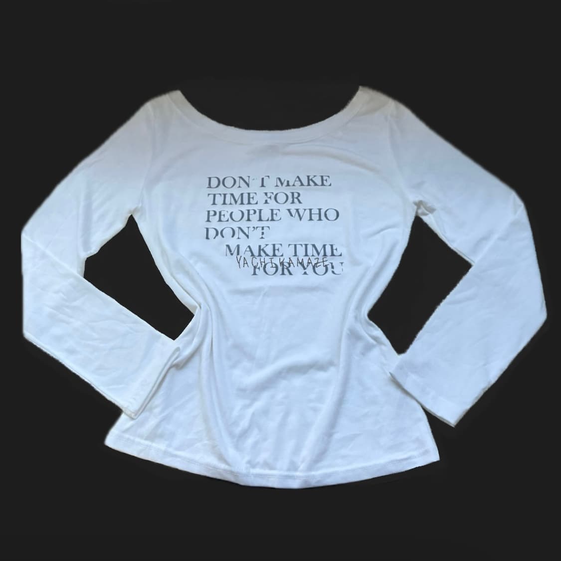 Lettering Long sleeve T 상품이미지1