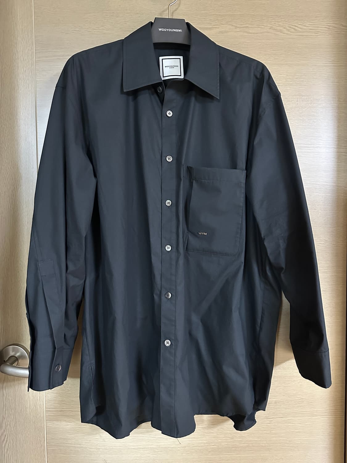 [46]우영미 24SS 셔츠 블랙 상품이미지1