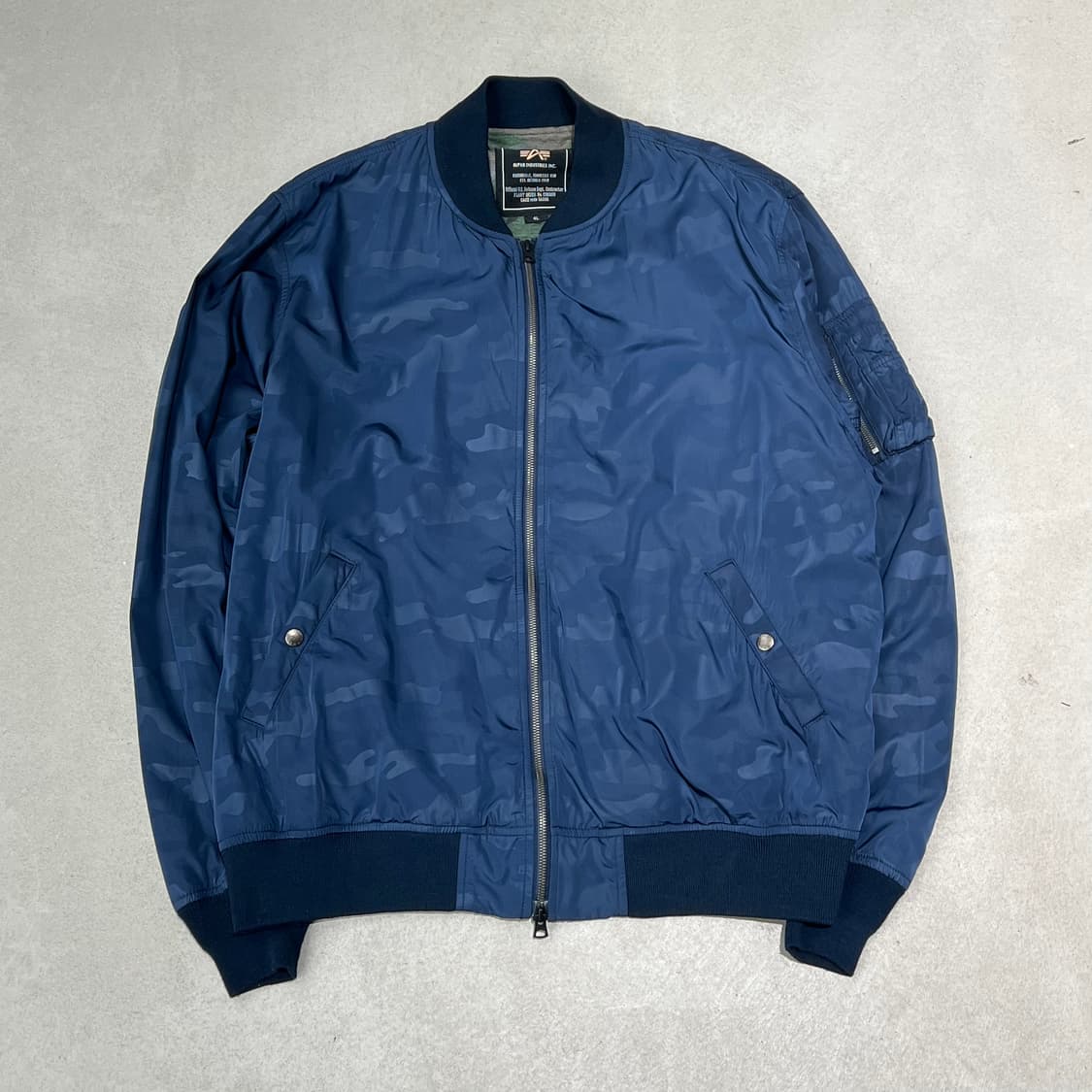 알파인더스트리 카모패턴 블루종 s09716 상품이미지1