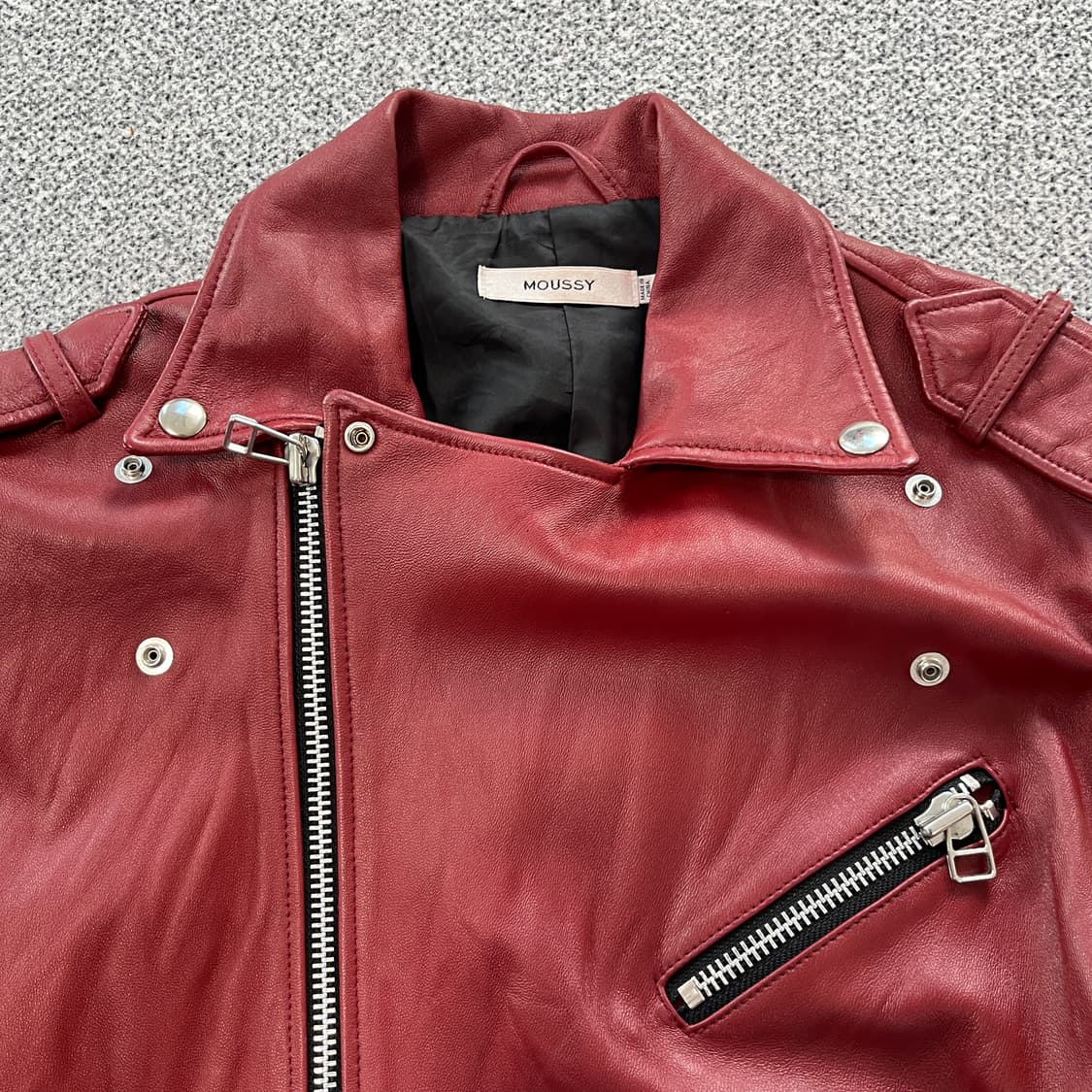 MOUSSY 레더자켓 상품이미지2