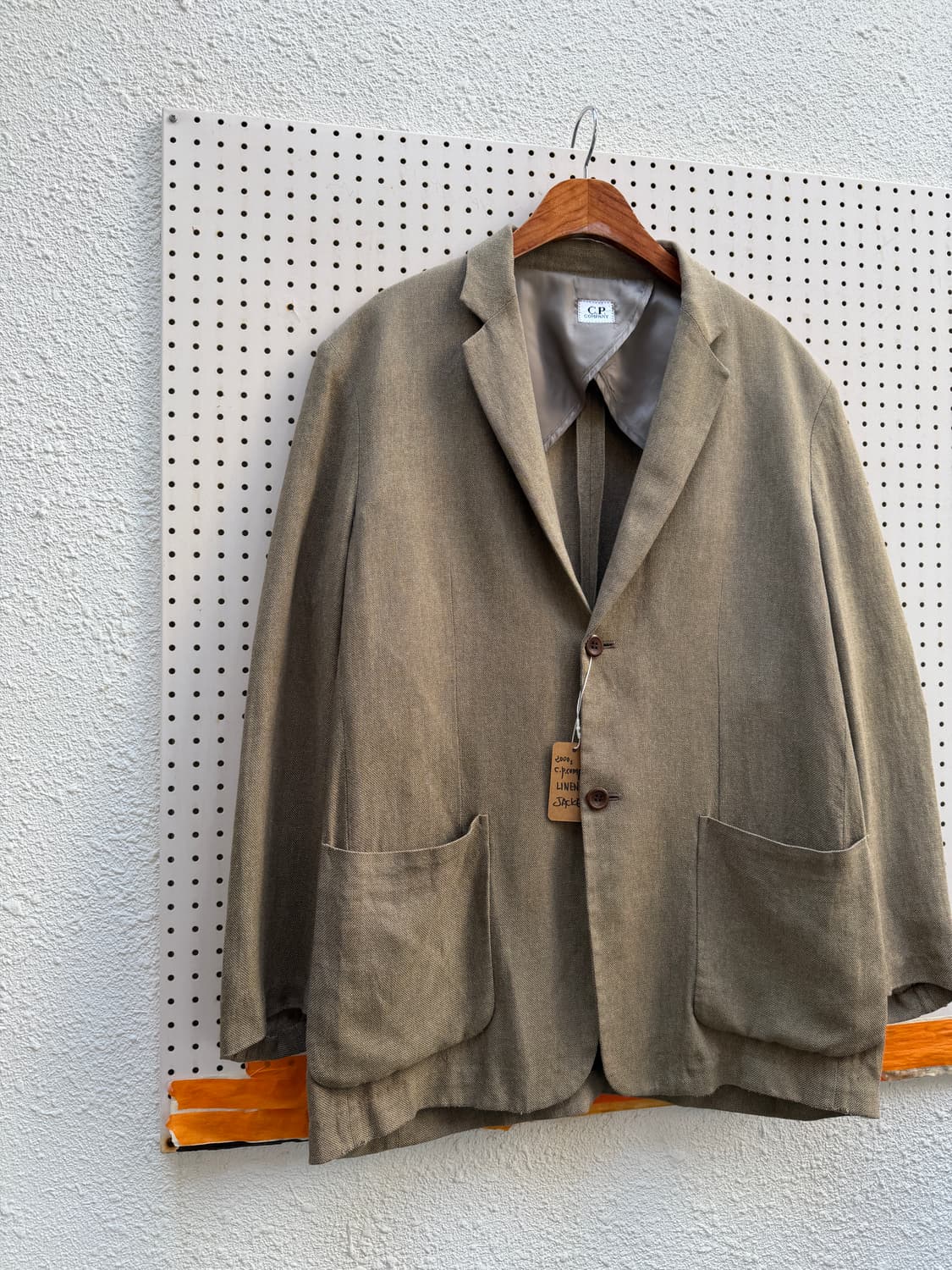 2000s C.P.COMPANY LINEN JACKET 씨피 린넨 자켓 상품이미지3