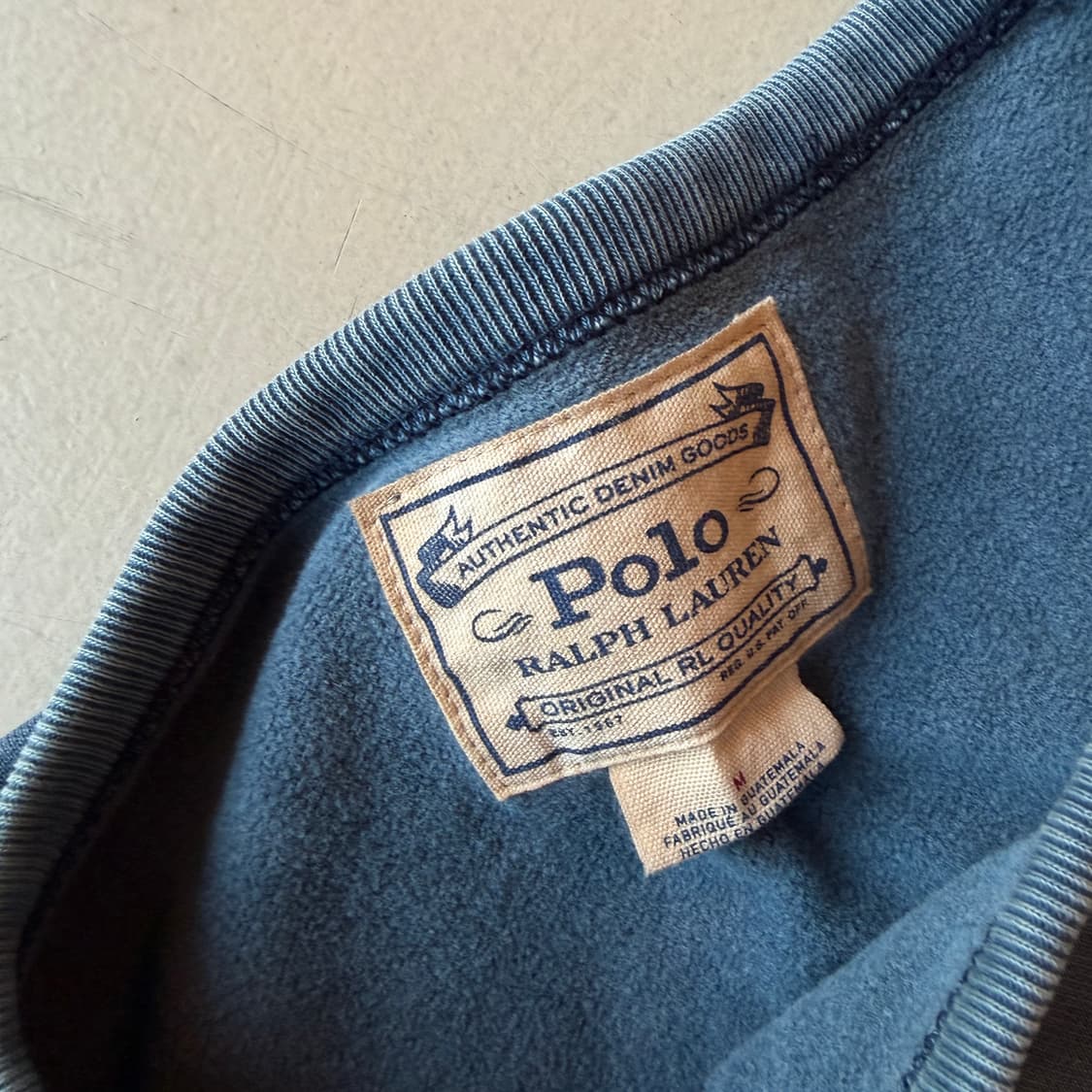 폴로 랄프로렌 피그먼트 스웻셔츠 상품이미지4