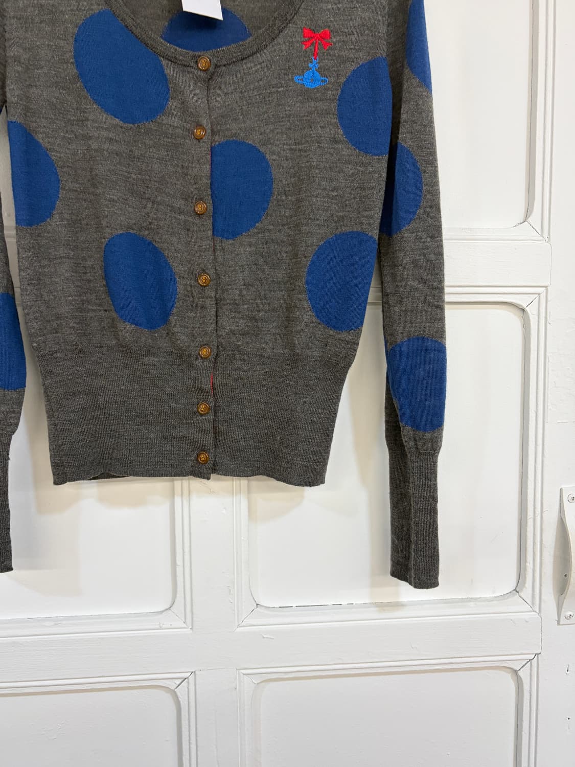 비비안웨스트우드 도트 가디건 상품이미지6