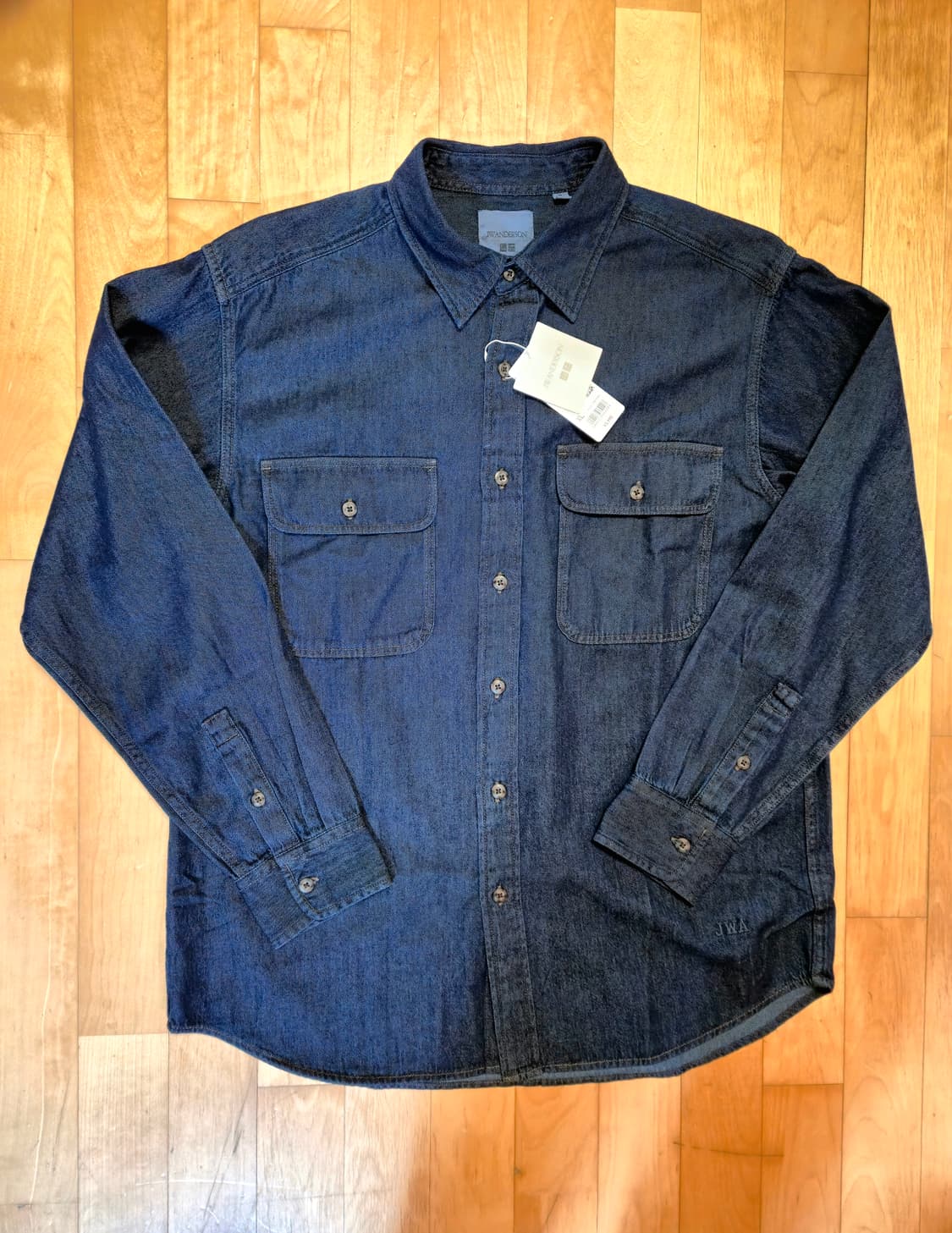 유니클로 JW앤더슨 데님 셔츠 XL 새제품 상품이미지1