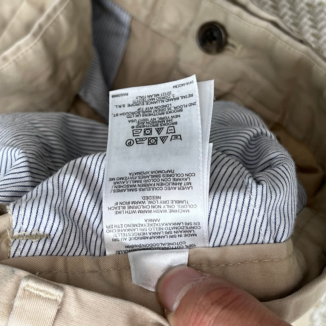 브룩스브라더스 코튼 하프 팬츠 r3464 상품이미지6