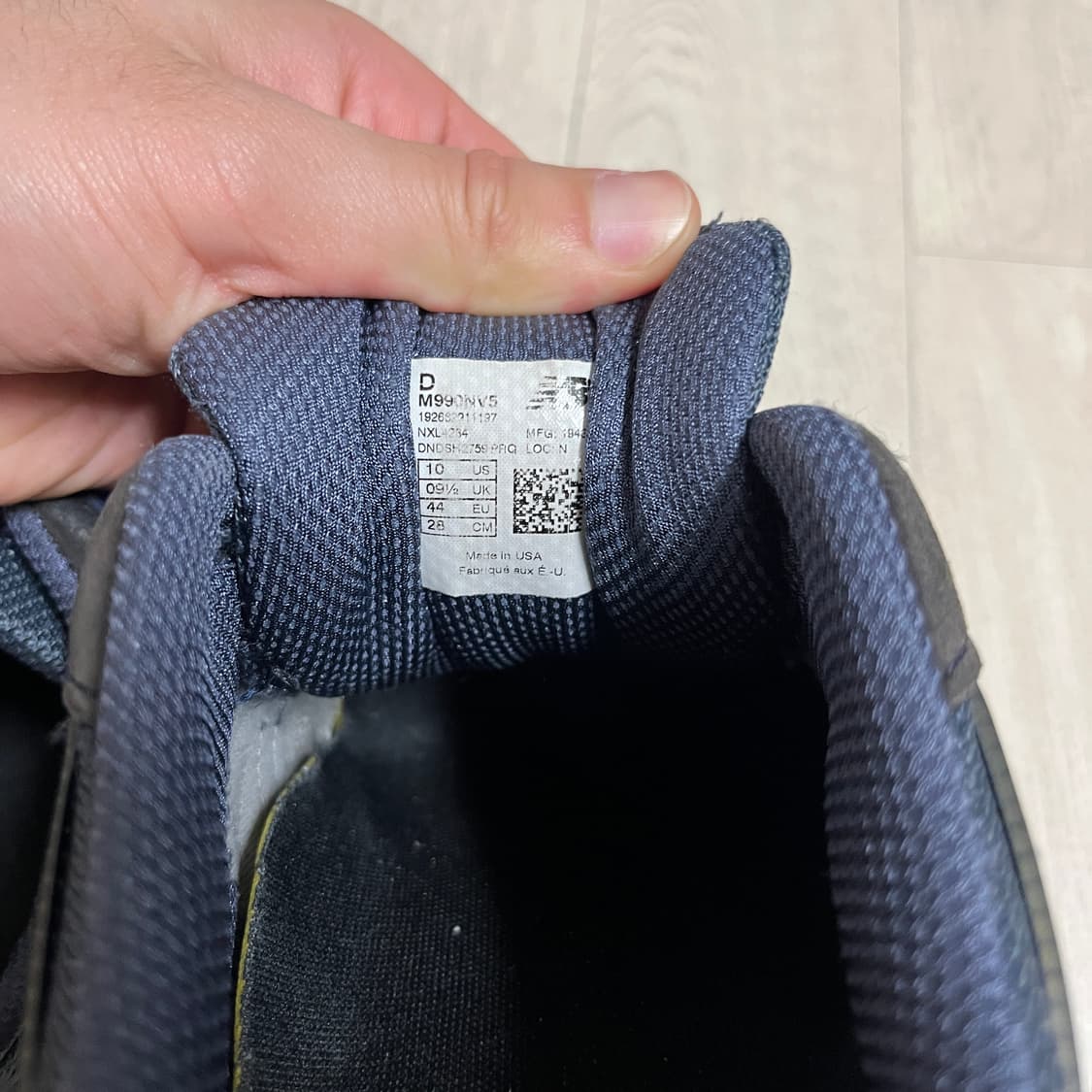 [280]뉴발란스 990 v5 네이비 상품이미지6