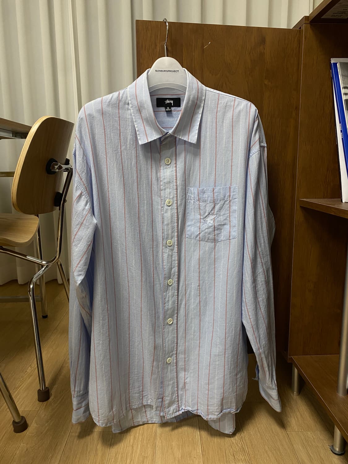 스투시 스트라이프 셔츠 s사이즈 상품이미지4