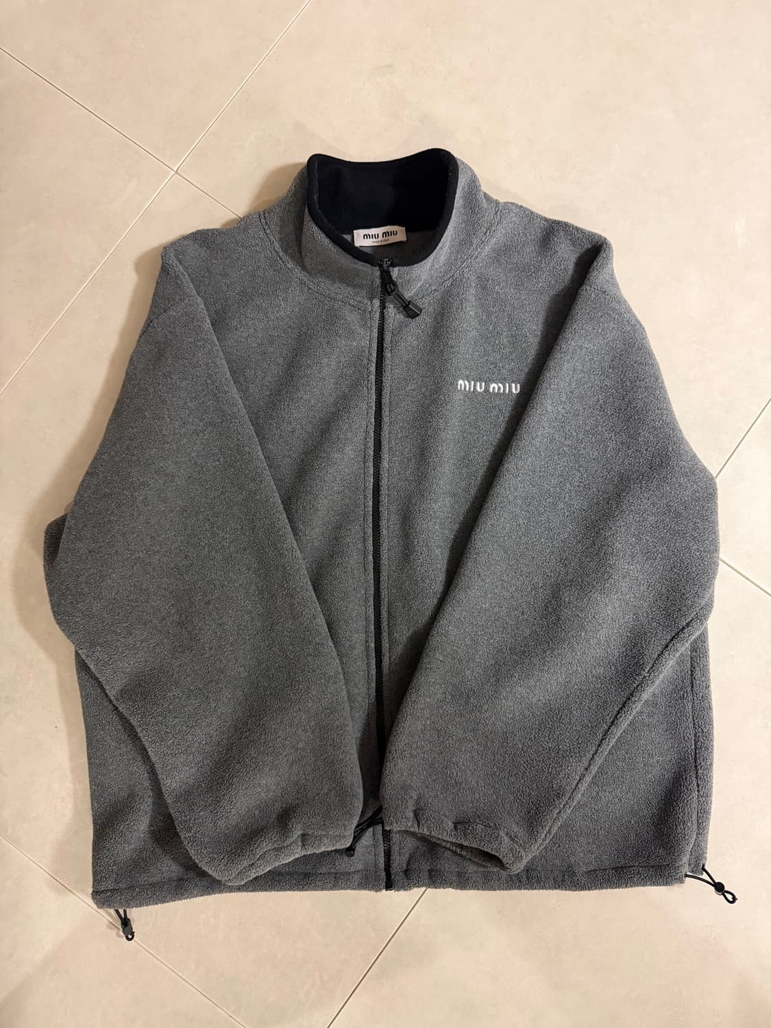 미우미우 플리스 집업 XL 상품이미지1