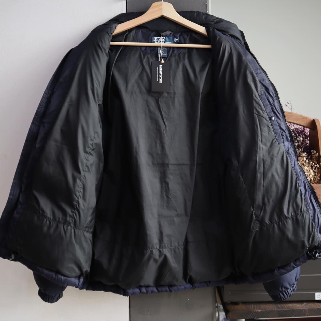 폴로 네이비 푸퍼 다운패딩  가슴 59 기장 71 어깨 상품이미지5