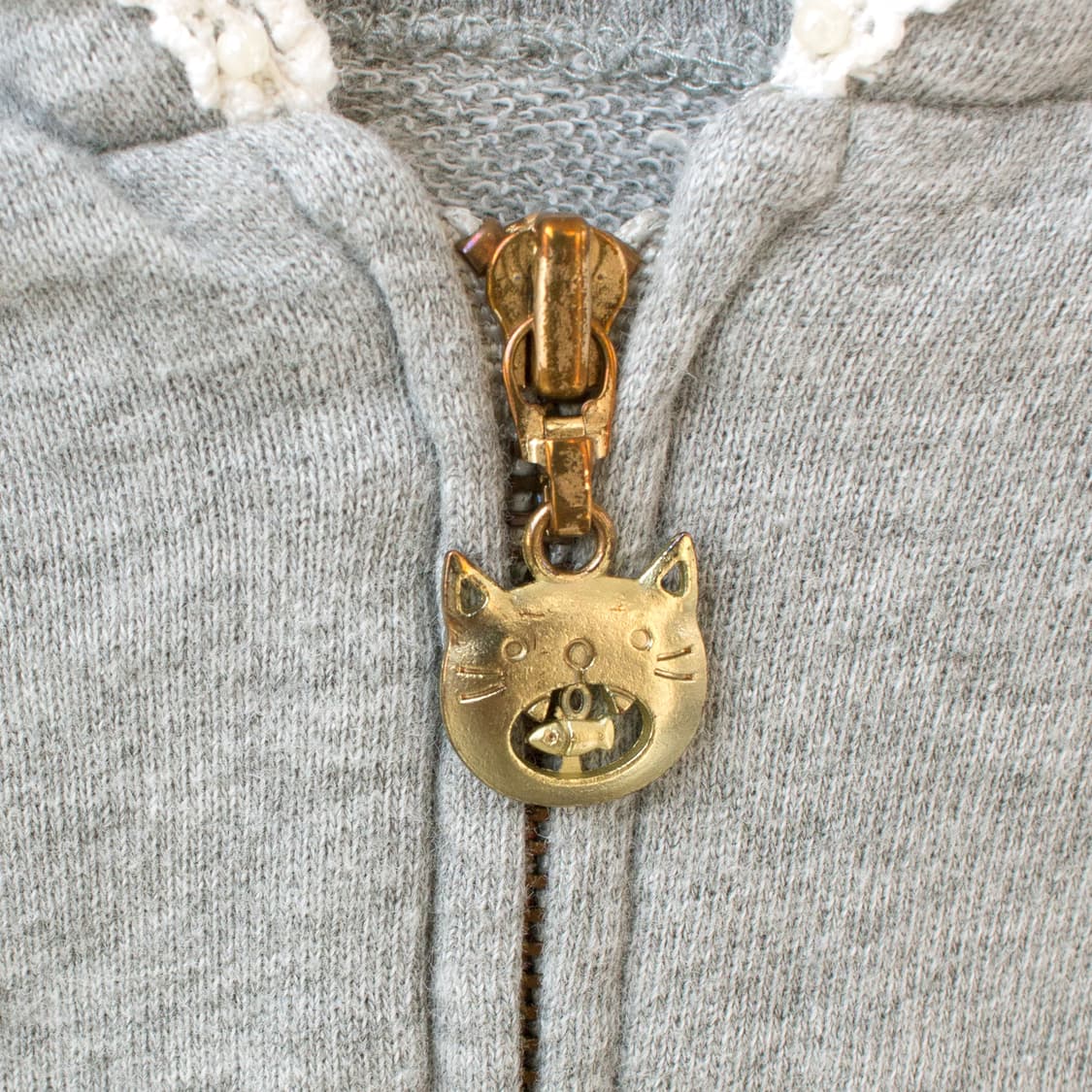 「야옹이에게 생선을 맡겨 버렸다。。。♥」야옹이 후드집업 상품이미지5