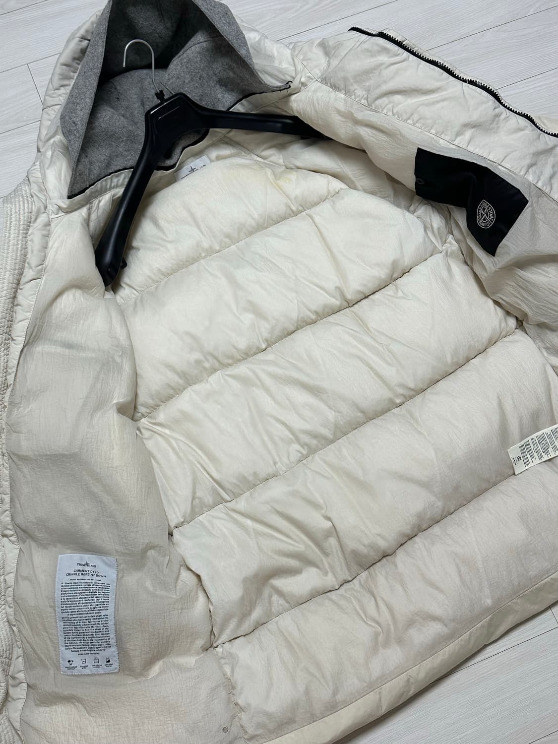 스톤아일랜드 크링클랩스 롱패딩 L(105) 국내판 상품이미지4