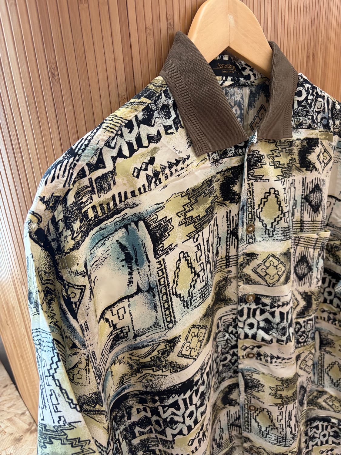 90s ANDERSON Ethnic shirt 상품이미지2
