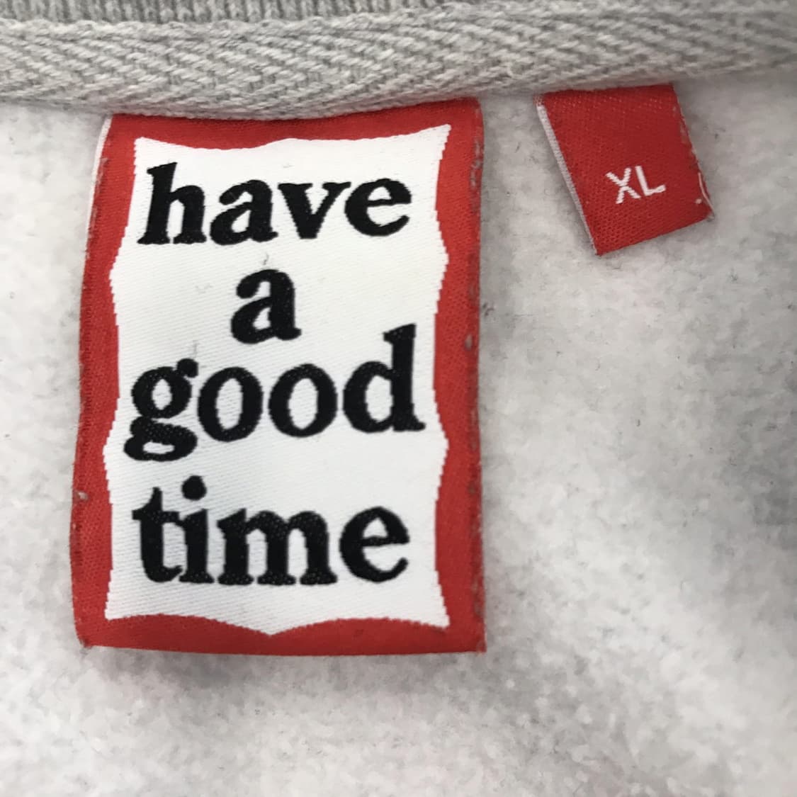 해브어굿타임 박스로고 맨투맨 스웻 [XL] 상품이미지5