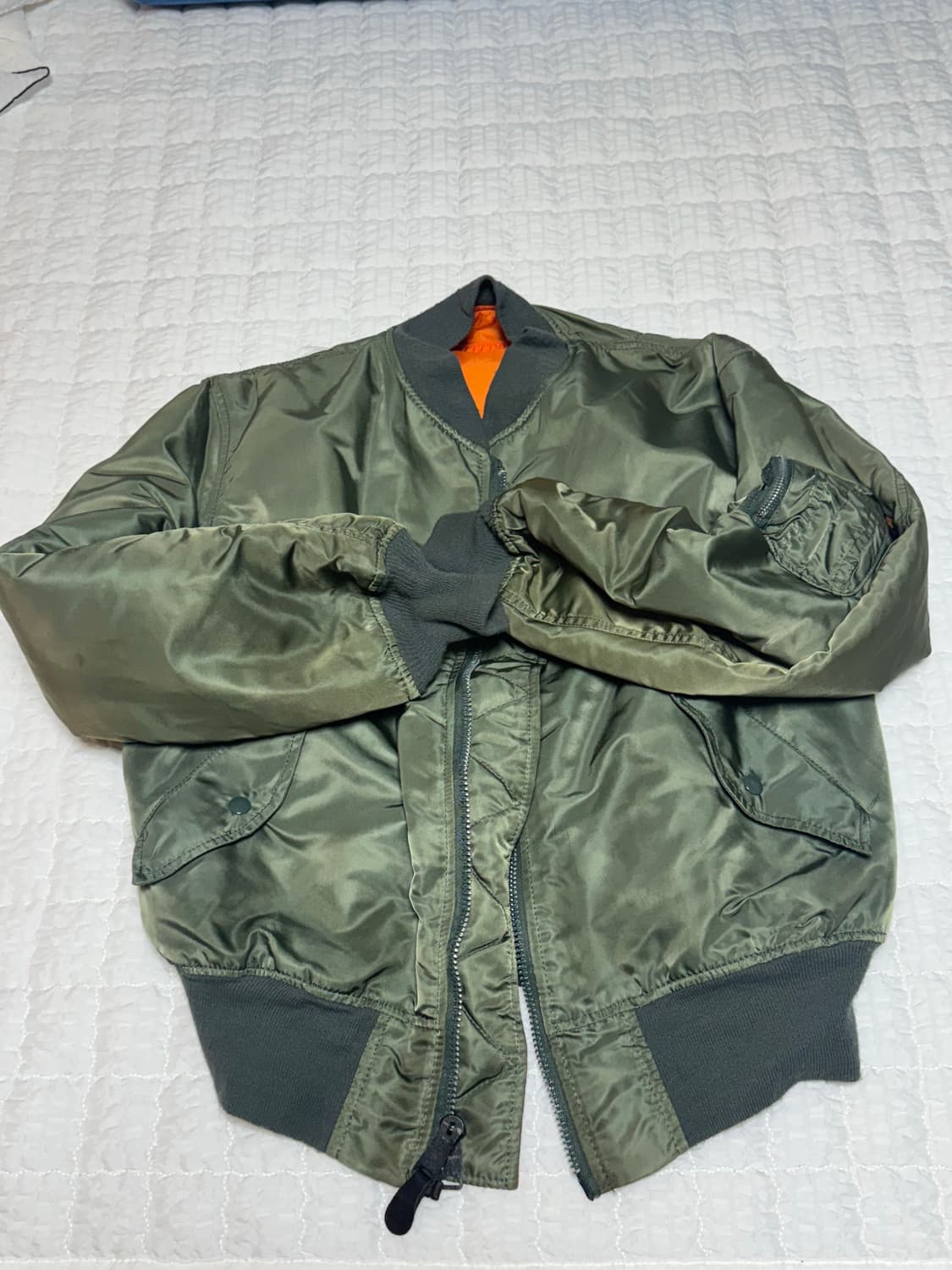 90s 미군 빈티지 알파인더스트리 ma-1 상품이미지1