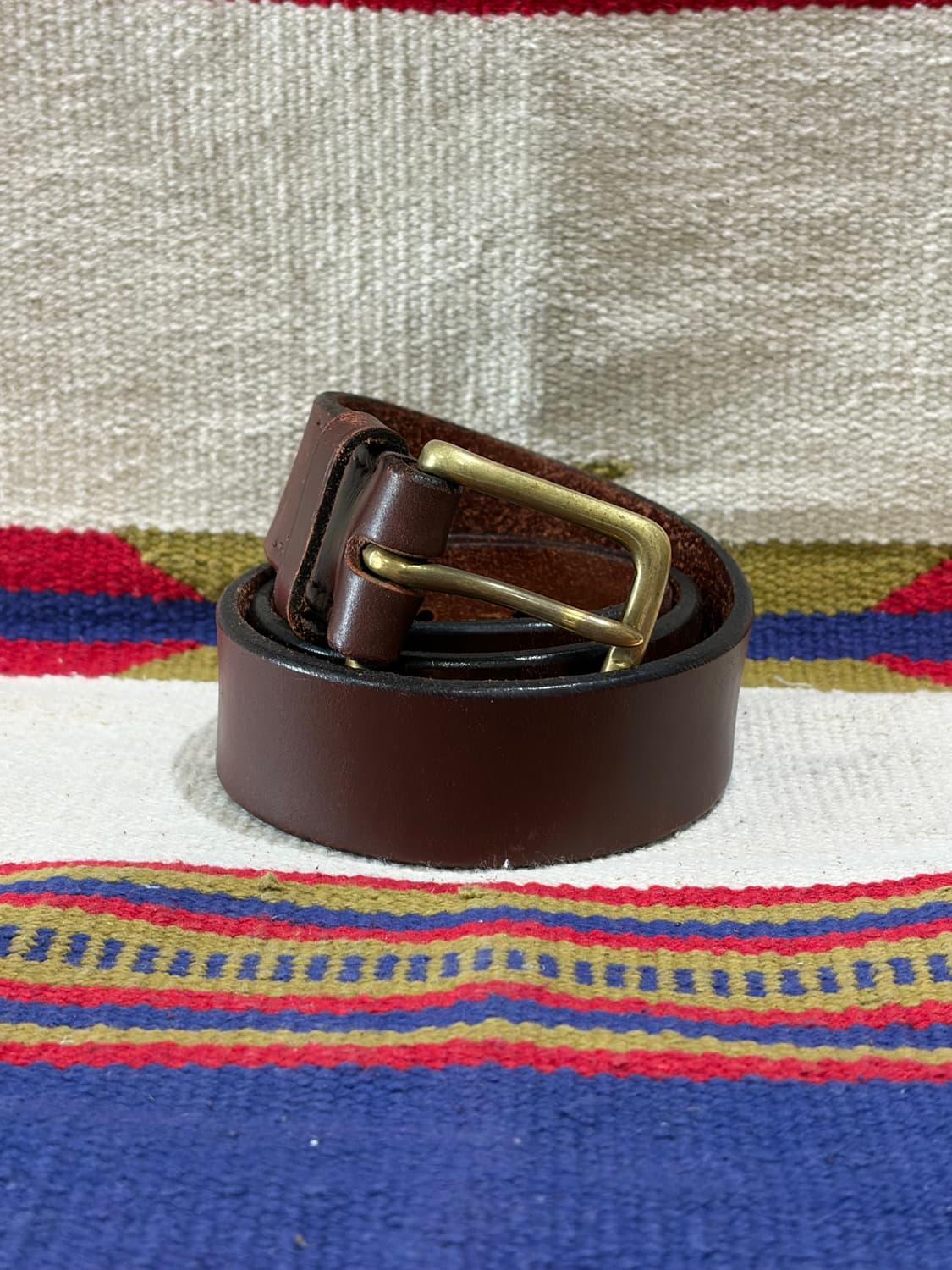 브리티쉬 핸드메이드 웨스턴 싱글핀 벨트 상품이미지1