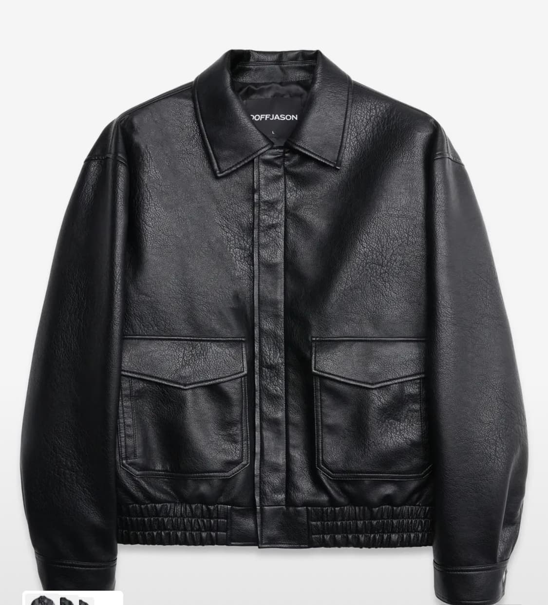 도프제이슨 크리즈레더 A-2 자켓 블랙 M 상품이미지1