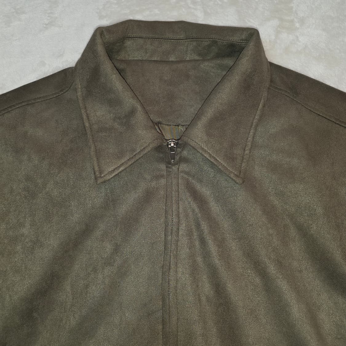 (L)스탠다드에러 비건 스웨이드 블루종 자켓 상품이미지2