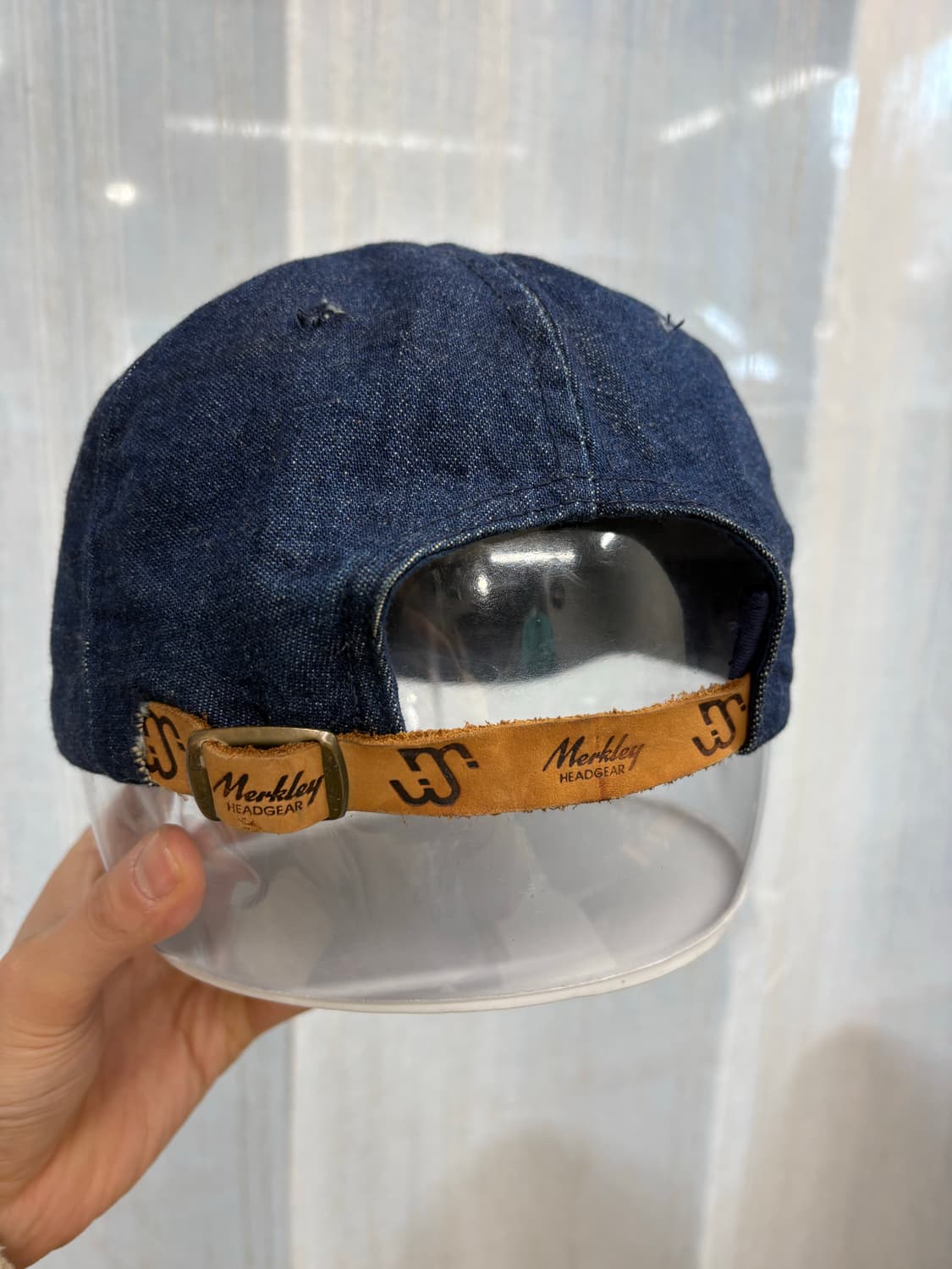 Merkley HEADGEAR 빈티지 데님 볼캡 모자 상품이미지3