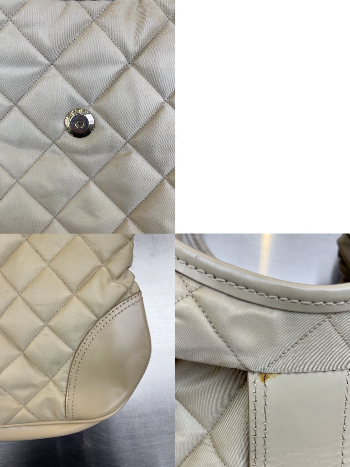 버버리 나일론 퀄티드 호보백 상품이미지10