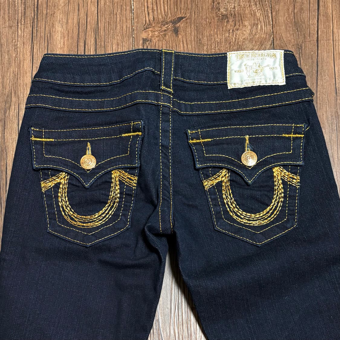 True Religion 트루릴리전 골드 스티치 RAINBOW 일자핏 상품이미지1