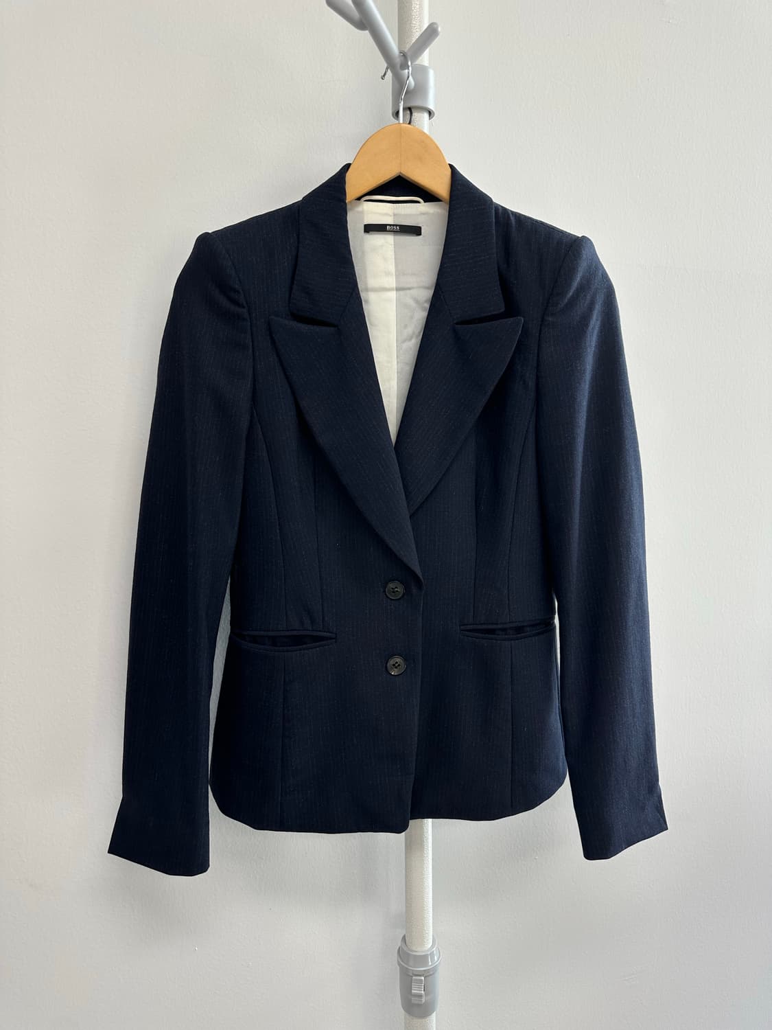 휴고보스 스트라이프 울 블레이져 자켓 상품이미지1