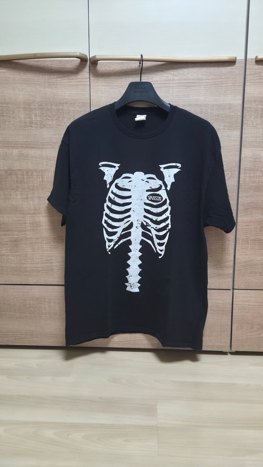 밴슨 레더 Skeleton Bones Torso T-Shirts 상품이미지2